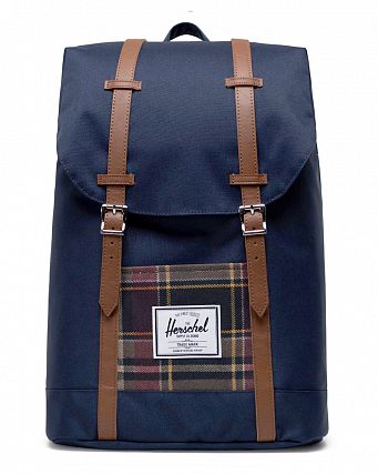 Рюкзак с отделением для 15 ноутбука Herschel Retreat Peacoat Plaid