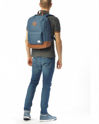 Рюкзак водоотталкивающий с карманом для 15 ноутбука Herschel Heritage Black Tan