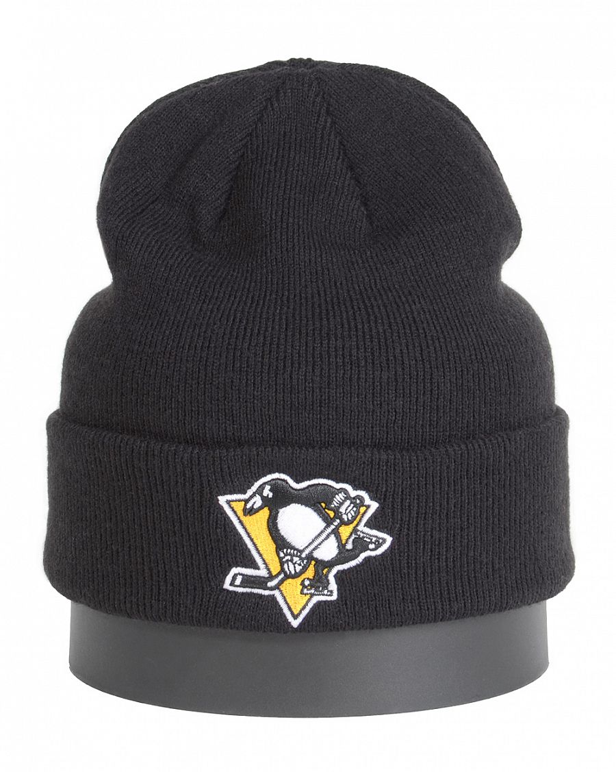Шапка с подворотом '47 Brand NHL VPittsburgh Penguins Black отзывы
