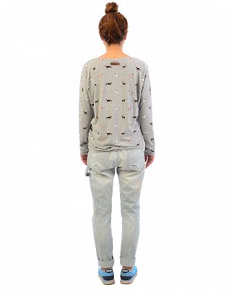 Футболка реглан Naketano Unterhose Badehose Grey