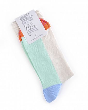 Носки мужские Happy Socks Combed Cotton Stripes Small Blue