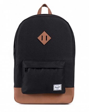 Рюкзак водоотталкивающий с карманом для 15 ноутбука Herschel Heritage Black Tan