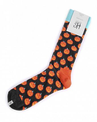 Носки мужские Happy Socks Combed Cotton Halloween Orange