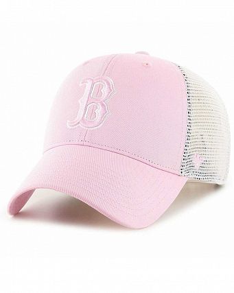 Бейсболка летнаяя с сеткой '47 Brand FLAGSHIP MVP Boston Red Sox Petal Pink
