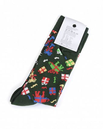 Носки мужские Happy Socks Combed Cotton Gift Green