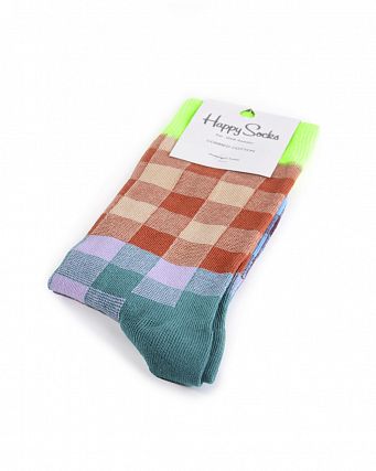 Носки мужские Happy Socks Combed Cotton Square Brown