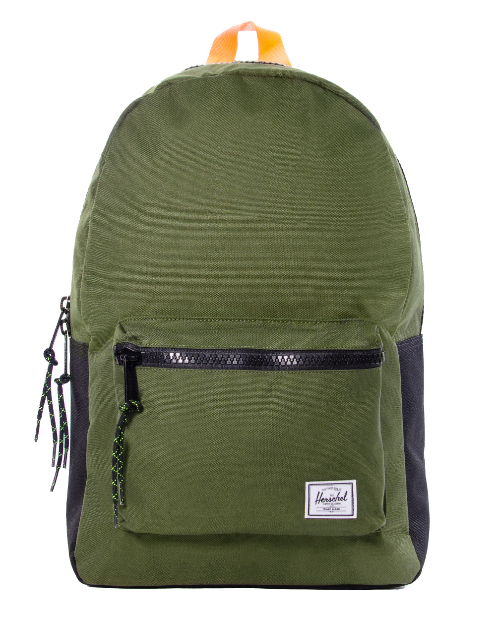 Рюкзак городской с отделом для 15 ноутбука Herschel Settlement Ivy Green Black Shocking Orange отзывы