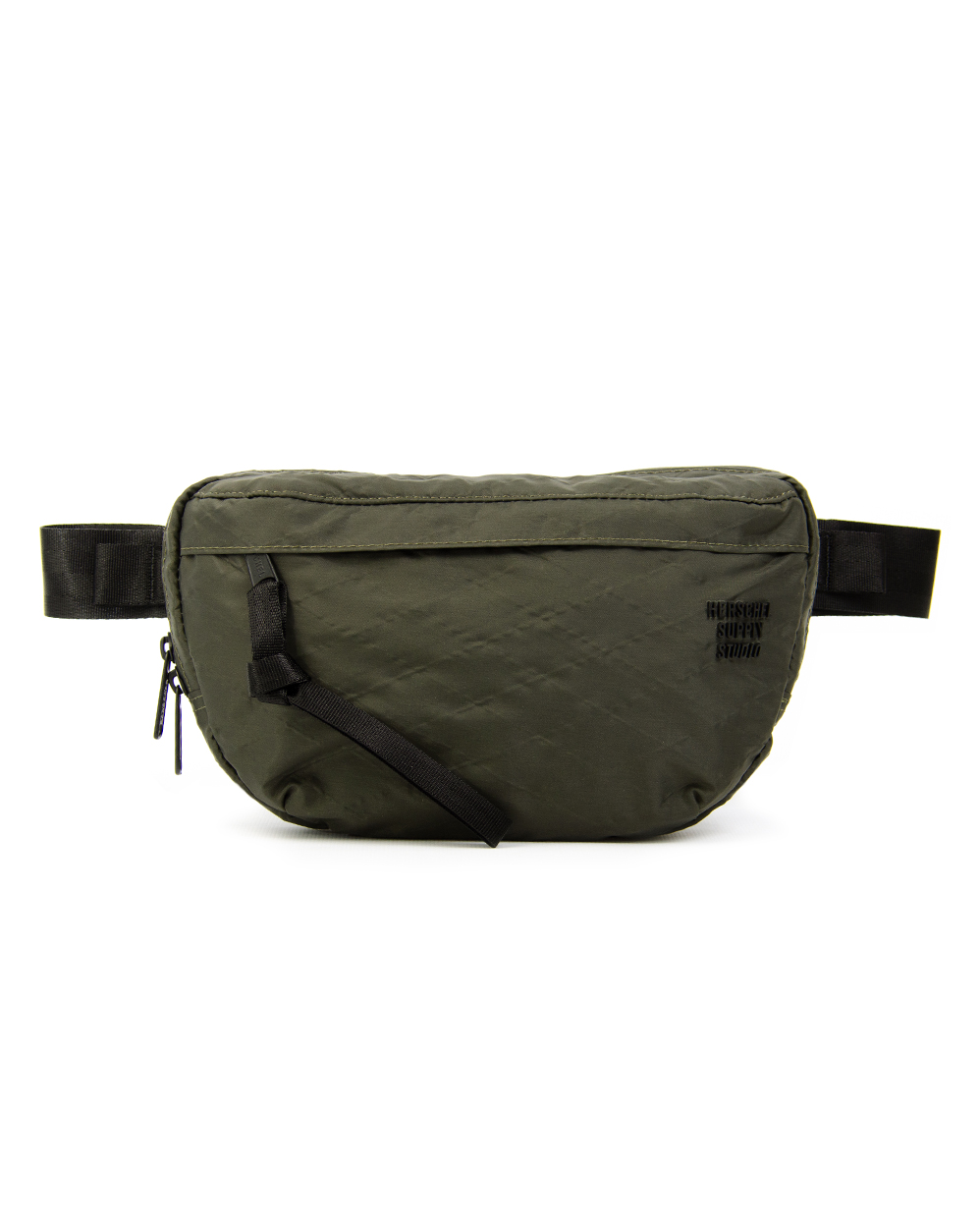 Сумка поясная водостойкая особопрочная Herschel Nineteen Studio Dark Olive Black отзывы