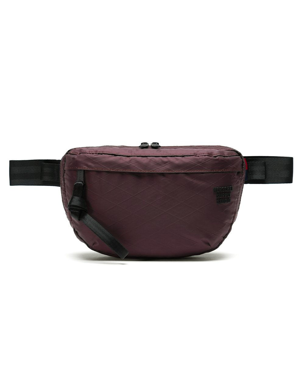 Сумка поясная водостойкая особопрочная Herschel Nineteen Studio Plum Black отзывы