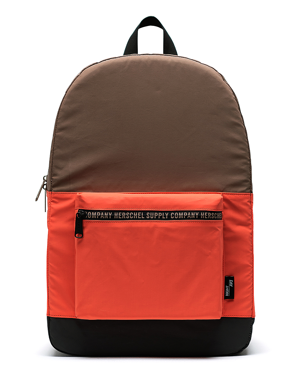 Рюкзак складной светоотражающий Herschel Packable Black Hot Coral Pine Bark отзывы