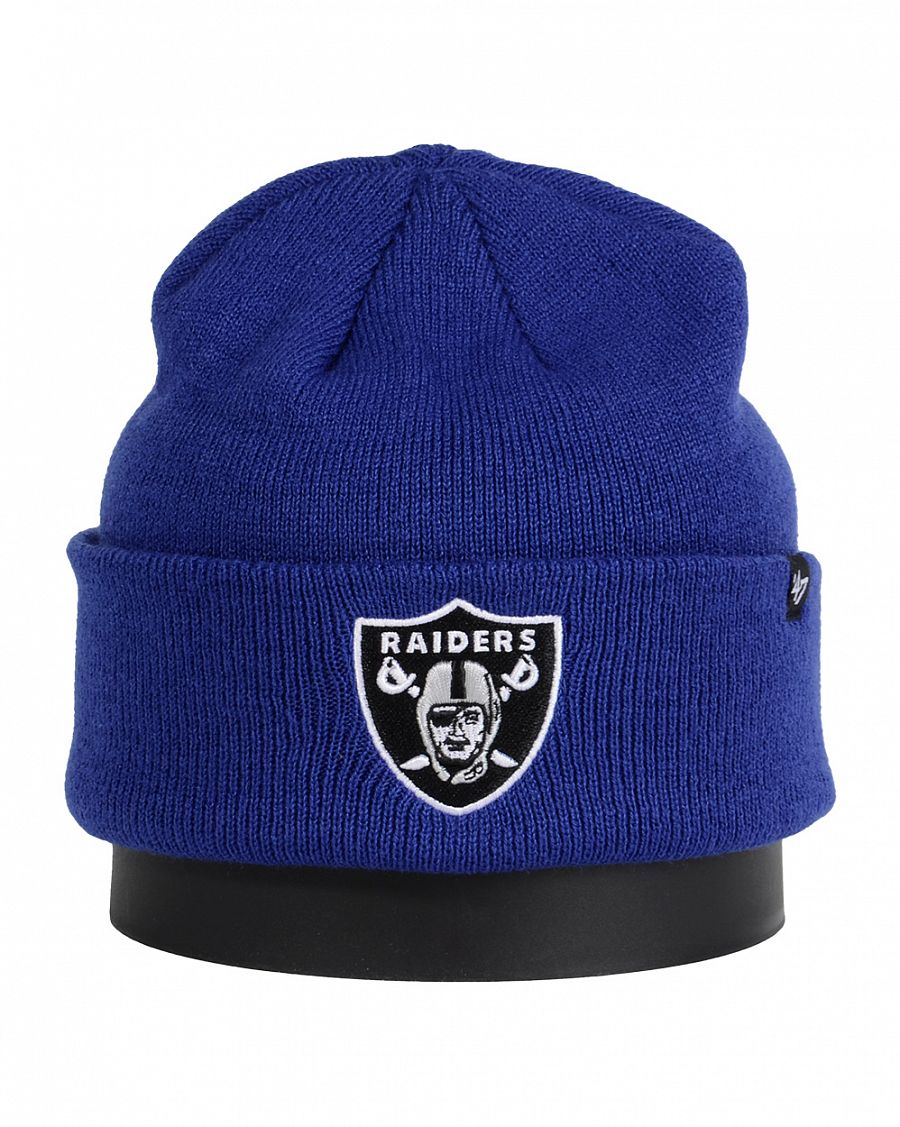 Шапка с подворотом '47 Brand NFL Las Vegas Raiders Blue отзывы