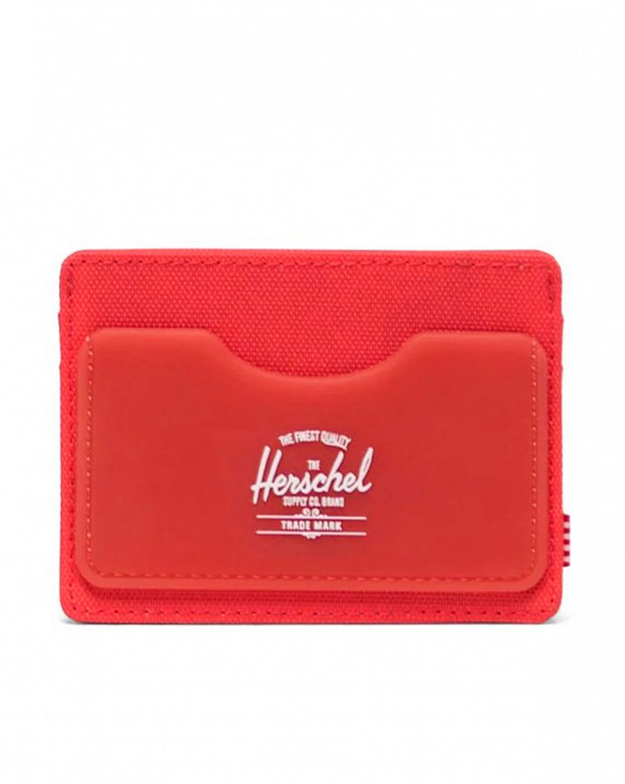 Визитница Herchel Charlie Rubber RFID Hot Coral отзывы