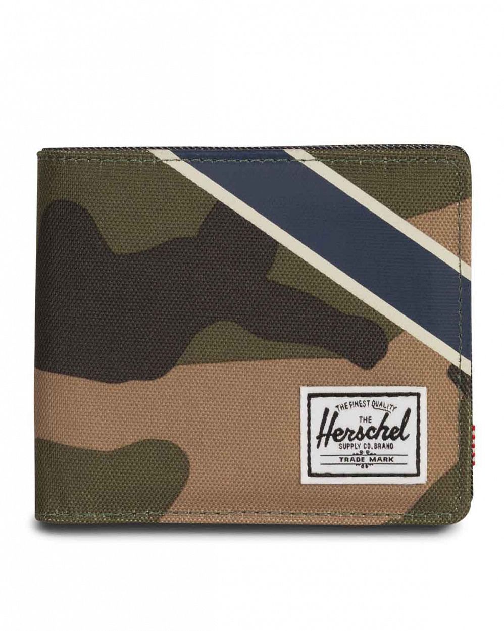 Кошелек Herschel Roy + Coin XL RFID Wood Camo Green отзывы