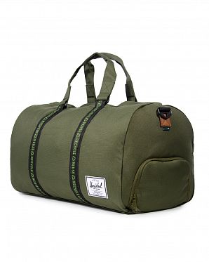 Herschel Supply Co. Novel in Woodland Camo & Stripe Zipper